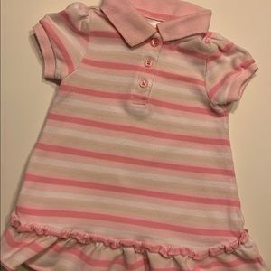 EUC - Old Navy Pink /White /Lt Green Striped Dress